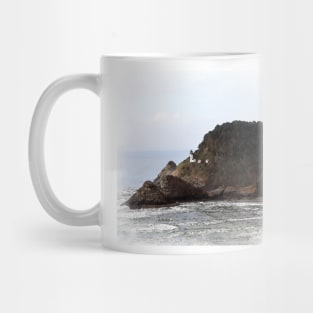 Heceda Head Lighthouse Sketched Mug